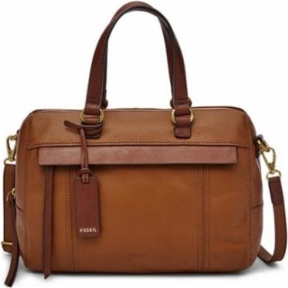 FOSSIL Molly Satchel Leather Crossbody